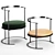 Elegant Azucena Catilina Chair 3D model small image 1