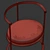 Elegant Azucena Catilina Chair 3D model small image 3