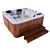 Luxury Spa Jacuzzi: Relax & Unwind 3D model small image 1