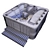 Luxury Spa Jacuzzi: Relax & Unwind 3D model small image 3