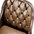 Elegant Vintage Armchair 3D model small image 3