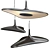 Elegant Noir Pendant Light 3D model small image 1