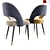 Elegant Cline Dining Chair 3D model small image 2