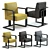 Elegant Ludo Armchair: High-Detailed 3D Model 3D model small image 1