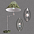 Elegant Patterned Table Lamp 3D model small image 1