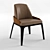 Luxurious Bentley Home Malvern Chair 3D model small image 1