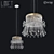 Modern Metal and Glass Pendant Lamp - LoftDesigne 10876 3D model small image 1