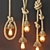 Industrial Style Rope Pendant Lamp 3D model small image 2