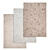 High-Quality Carpet Set - Variety of Styles 3D model small image 1