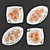 Elegant Canapes Set for Entertaining 3D model small image 2