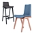 Decanter Chair Collection: Stylish & Modern Furniture 3D model small image 1