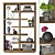 Elegant Bookshelf with Decor  3D model small image 2