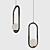 Elegant Fausta Pendant Lamp 3D model small image 1