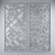 Modern Pattern Decorative Partition 3D model small image 3