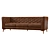 Elegant Walter Leather Sofa 3D model small image 2