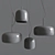 Vistosi Futura SP Pendant: Modern Elegance 3D model small image 2