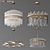 4 Ceiling Light Set: Nocturne, Blossi, Orion, Casandra 3D model small image 1