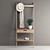 Minimalist Nordic Design Wall Rack 3D model small image 4