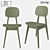 Modern Plastic Chair by LoftDesigne 3D model small image 1