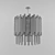 Elegant Crystal Chandelier 3D model small image 2