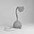 Minimalist Office Table Lamp 3D model small image 2