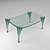 Modern Glass Table - Sleek Design 3D model small image 1