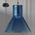 Sleek Funnel Pendant Lamps 3D model small image 1