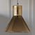 Sleek Funnel Pendant Lamps 3D model small image 2