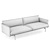 Muuto Outline 3-Seater Sofa: Modern Comfort Blend 3D model small image 3