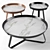 Futuristic Bonaldo Frinfri Tables 3D model small image 2