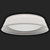 NORDICA Ceiling Light: Elegant and Energy-Efficient 3D model small image 1