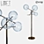  LoftDesigne 9525 Floor Lamp: Elegant Glass and Metal Lighting 3D model small image 1