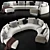 Modern Designer Minotti Daniels Sofa 3 3D model small image 1