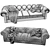 Regal Elegance: Luxurious Royal Sofa 3D model small image 3