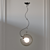 Nordic Glass Miconos Suspension Lamp 3D model small image 2