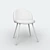 Elegant Accent Armchair 3D model small image 3