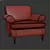 Elevate Your Comfort: Ridgeed Armchair 3D model small image 3