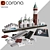 Venice LEGO Architecture Set 3D model small image 1