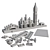 Venice LEGO Architecture Set 3D model small image 3