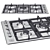 Bertazzoni La Germania 5-Burners Gas Hob: Sleek Design & Superior Performance 3D model small image 1