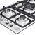 Bertazzoni La Germania 5-Burners Gas Hob: Sleek Design & Superior Performance 3D model small image 2