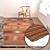 Luxury Textured Carpet Set 3D model small image 2