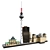 Authentic LEGO Berlin Building Model 3D model small image 2