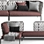 Versatile Outdoor Ravel Sofa 3D model small image 2