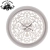 Elegant Flores Silver LED Clock 3D model small image 1