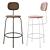 Sleek Afteroom Bar Chair 3D model small image 1