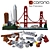San Francisco LEGO Architecture Set 3D model small image 1