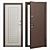 Delta-100 Series: Reliable Entrance Door 3D model small image 1