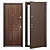 Delta-100 Entrance Door: Reliable, Quality Materials 3D model small image 1