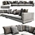 Contemporary Minotti Alexander Sofa 3D model small image 2